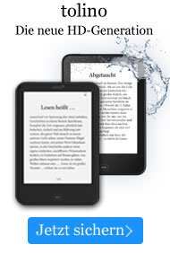 Die neuen tolino eBook Reader mit HD-Display.