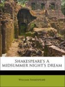 Shakespeare´s A midsummer night´s dream als Taschenbuch von William Shakespeare, O J. 1869-1950 Stevenson - Nabu Press