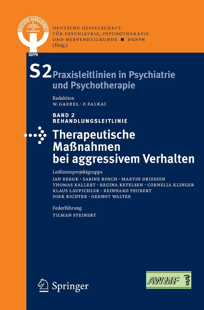 Therapeutische Maßnahmen bei aggressivem Verhalten in der Psychiatrie und Psychotherapie