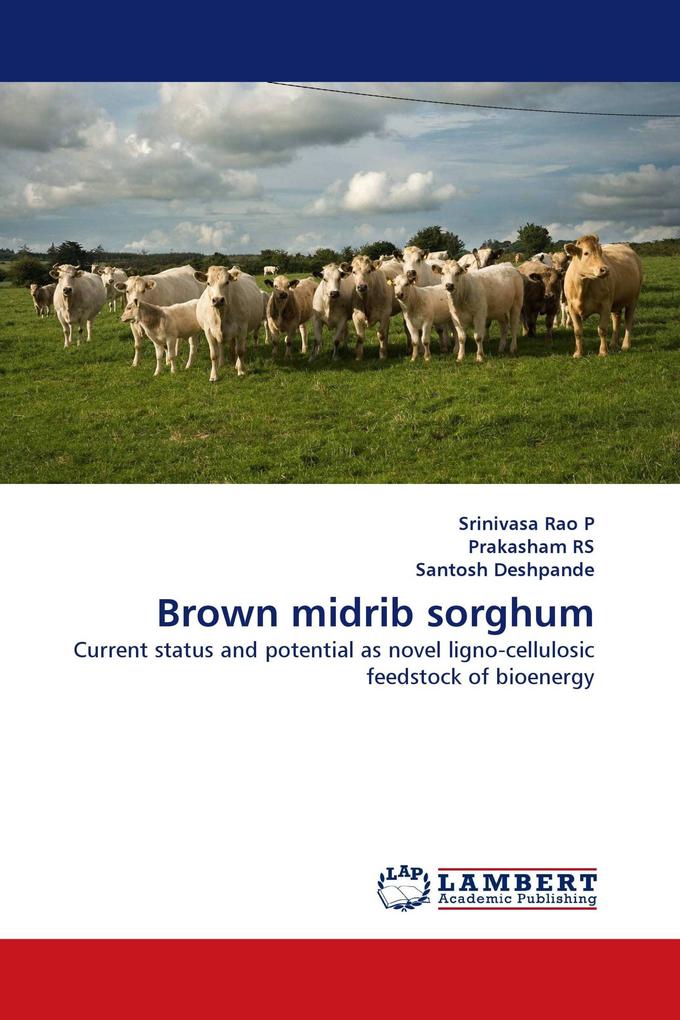 Brown midrib sorghum als Buch von Srinivasa Rao P, Prakasham RS, Santosh Deshpande - LAP Lambert Acad. Publ.