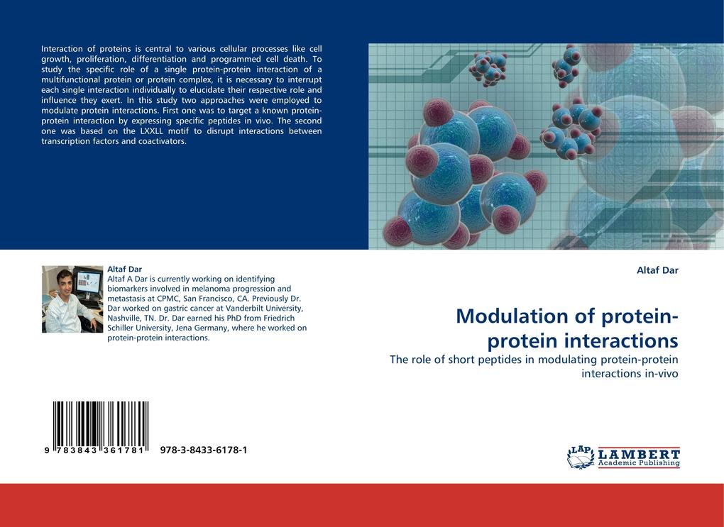 Modulation of protein-protein interactions als Buch von Altaf Dar - LAP Lambert Acad. Publ.