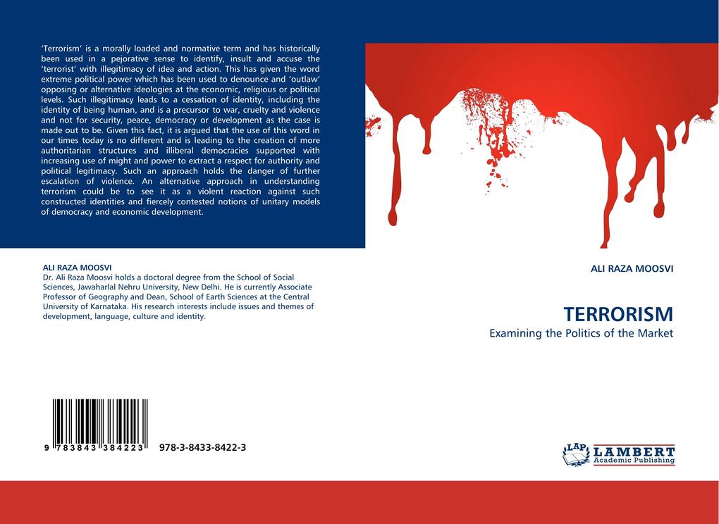 TERRORISM als Buch von ALI RAZA MOOSVI - LAP Lambert Acad. Publ.