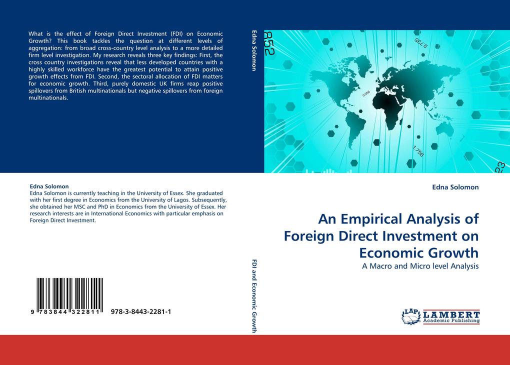 An Empirical Analysis of Foreign Direct Investment on Economic Growth als Buch von Edna Solomon - LAP Lambert Acad. Publ.