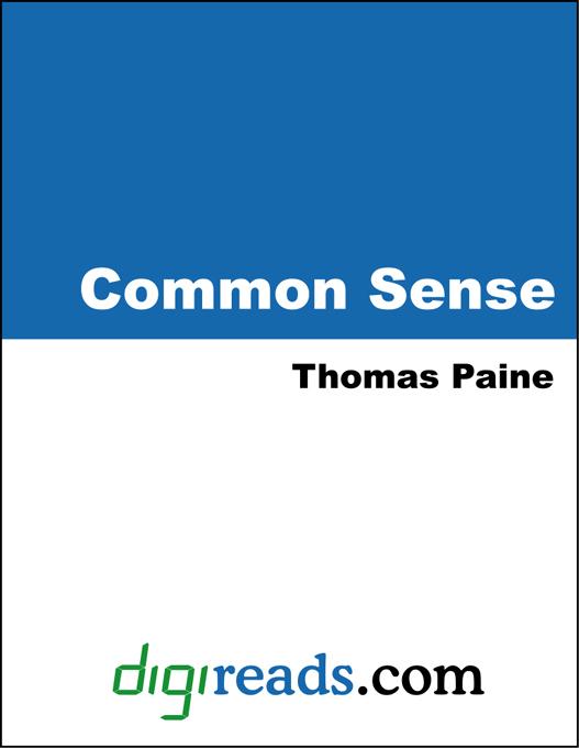Common Sense als eBook von Thomas Paine - Neeland Media
