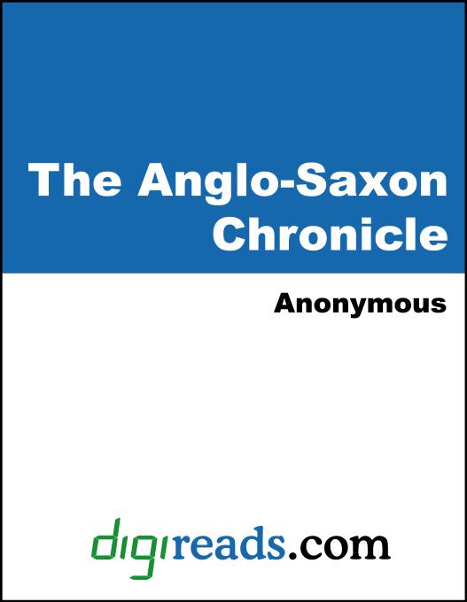 The Anglo-Saxon Chronicle als eBook von Anonymous - Neeland Media