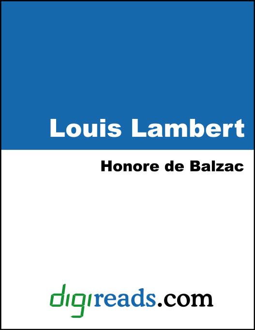 Louis Lambert als eBook von Honore de Balzac - Neeland Media