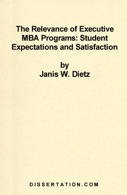 The Relevance of Executive MBA Programs als eBook von Janis W. Dietz - Universal-Publishers.com