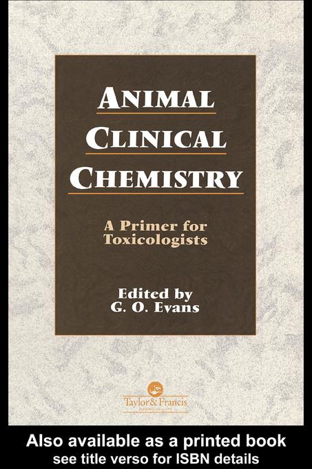 Animal Clinical Chemistry als eBook von - CRC Press