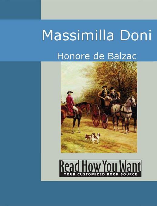 Massimilla Doni als eBook von Honore de Balzac - www.ReadHowYouWant.com
