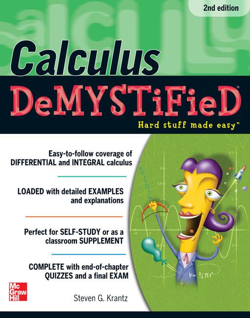 Calculus DeMYSTiFieD, Second Edition als eBook von Steven G. Krantz - McGraw-Hill Education, LLC CoreSource