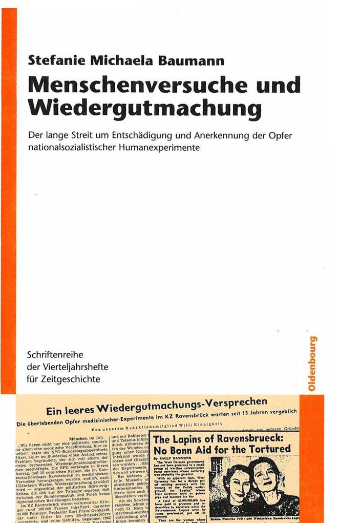 Menschenversuche und Wiedergutmachung als eBook von Stefanie Michaela Baumann - Gruyter, Walter de GmbH