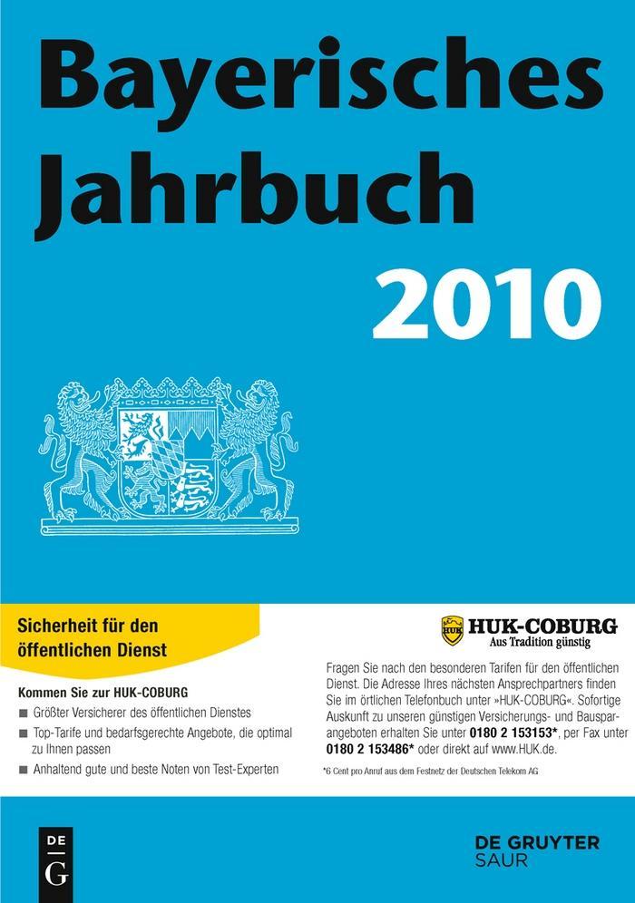 Bayerisches Jahrbuch 89. Jg. (2010)