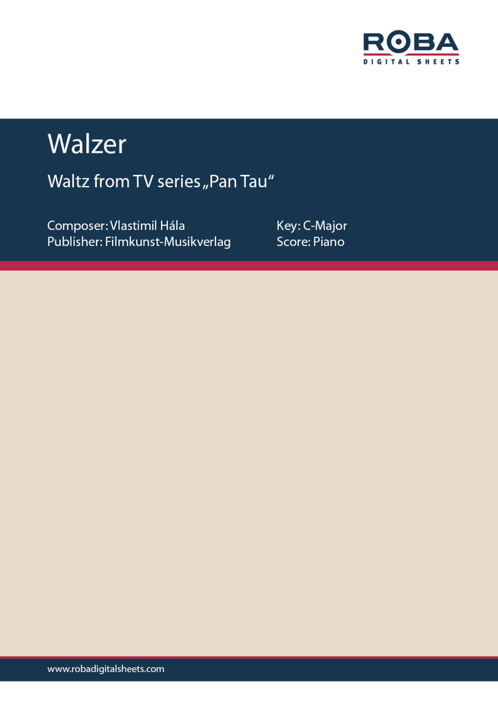 Walzer als eBook von J. Bazant, Vlastimil Hála, J. Malásek - Filmkunst-Musikverlag