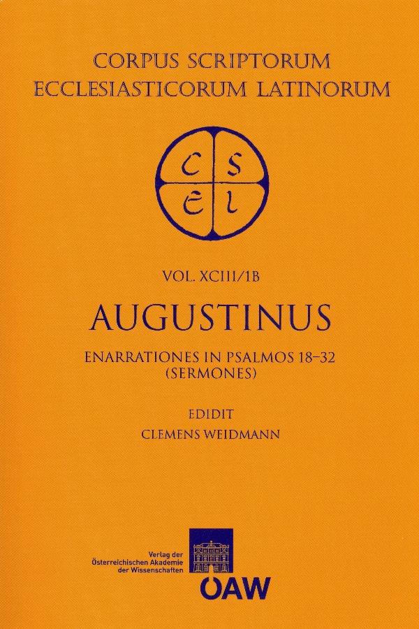 CSEL 93/1 B Augustinus