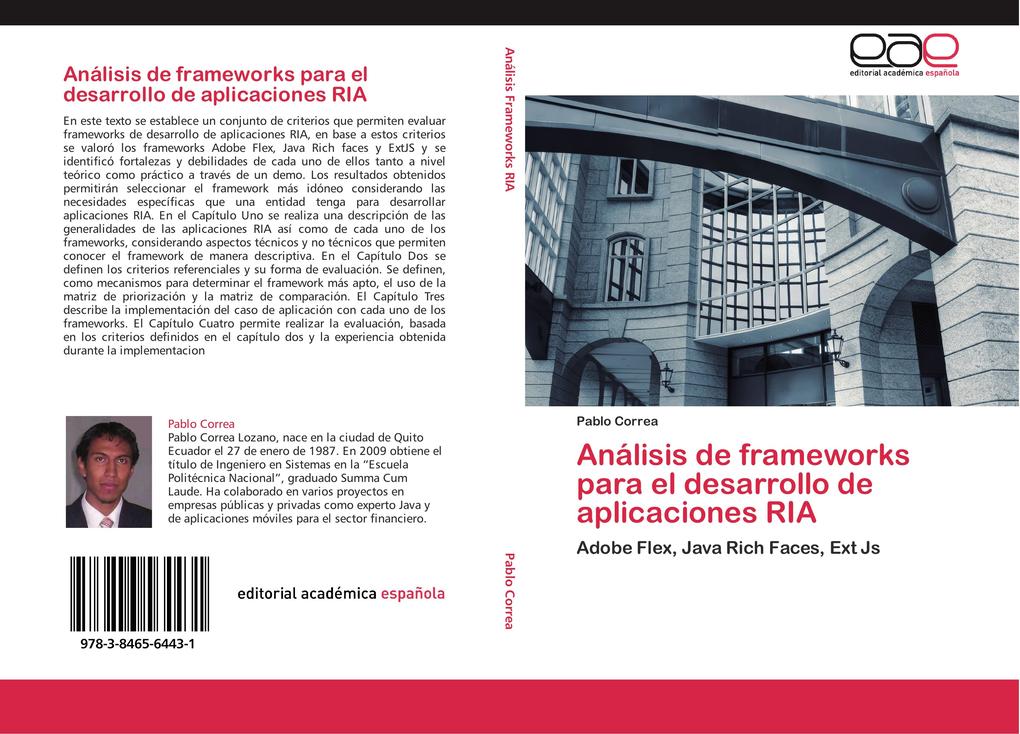 Análisis de frameworks para el desarrollo de aplicaciones RIA als Buch von Pablo Correa - LAP Lambert Acad. Publ.