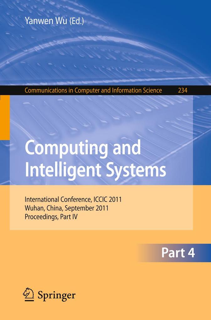 Computing and Intelligent Systems als eBook von - Springer Berlin Heidelberg