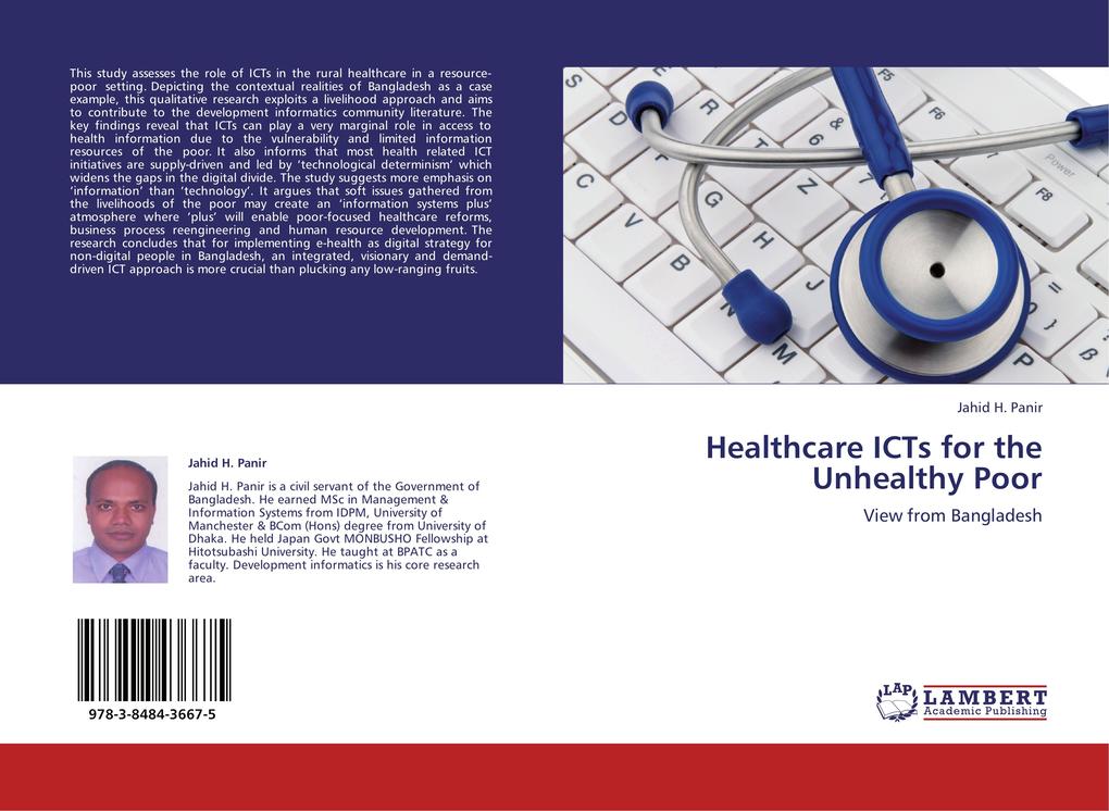 Healthcare ICTs for the Unhealthy Poor als Buch von Jahid H. Panir - LAP Lambert Academic Publishing