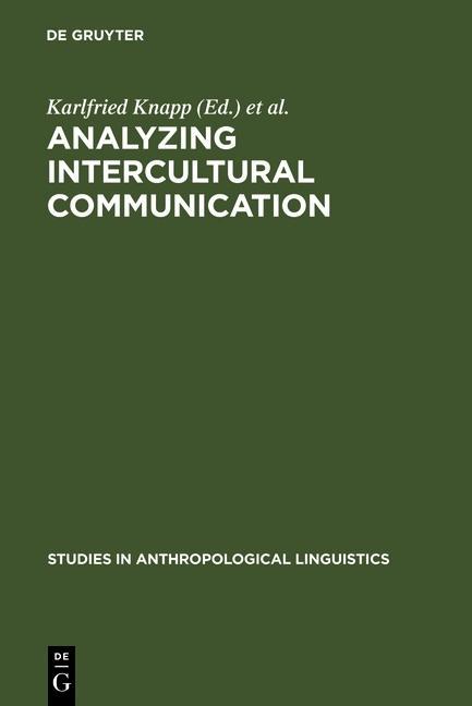 Analyzing Intercultural Communication als eBook von - Gruyter, Walter de GmbH