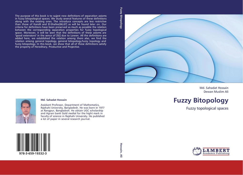 Fuzzy Bitopology als Buch von Md. Sahadat Hossain, Dewan Muslim Ali - LAP Lambert Academic Publishing