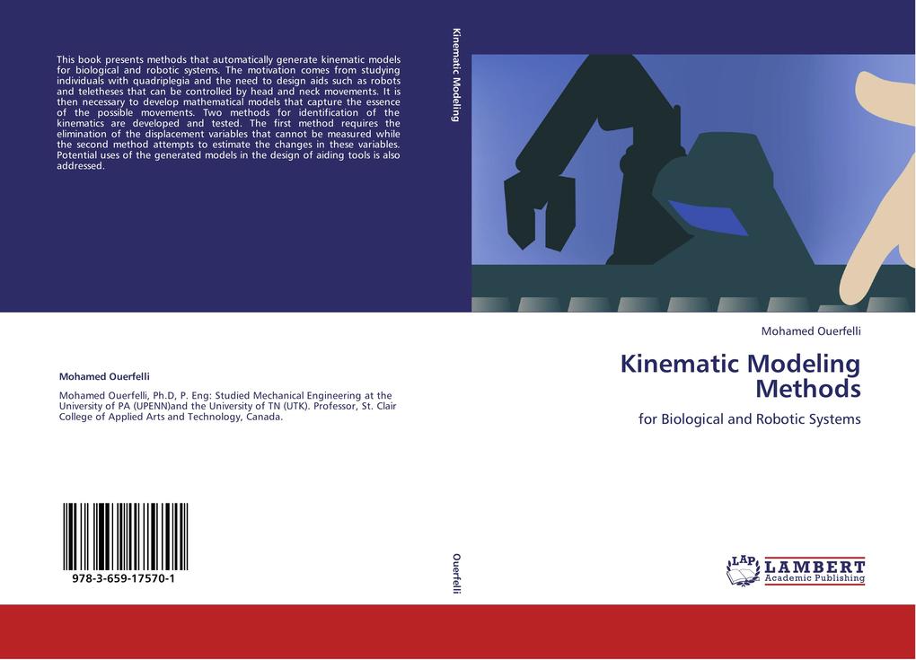 Kinematic Modeling Methods als Buch von Mohamed Ouerfelli - LAP Lambert Academic Publishing