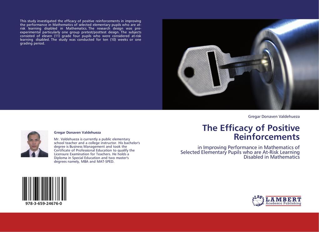 The Efficacy of Positive Reinforcements als Buch von Gregar Donaven Valdehueza - LAP Lambert Academic Publishing