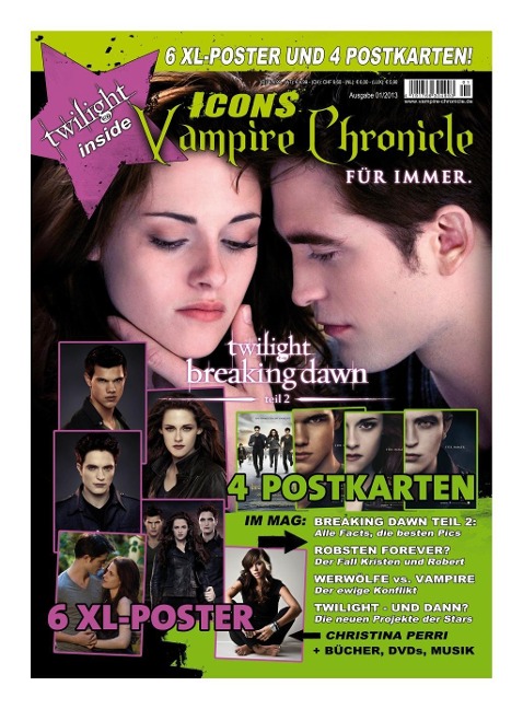 Icons Vampire Chronicle Twilight: Breaking Dawn, Ausgabe 01/2013 als Buch von - Vogel, Thomas Media