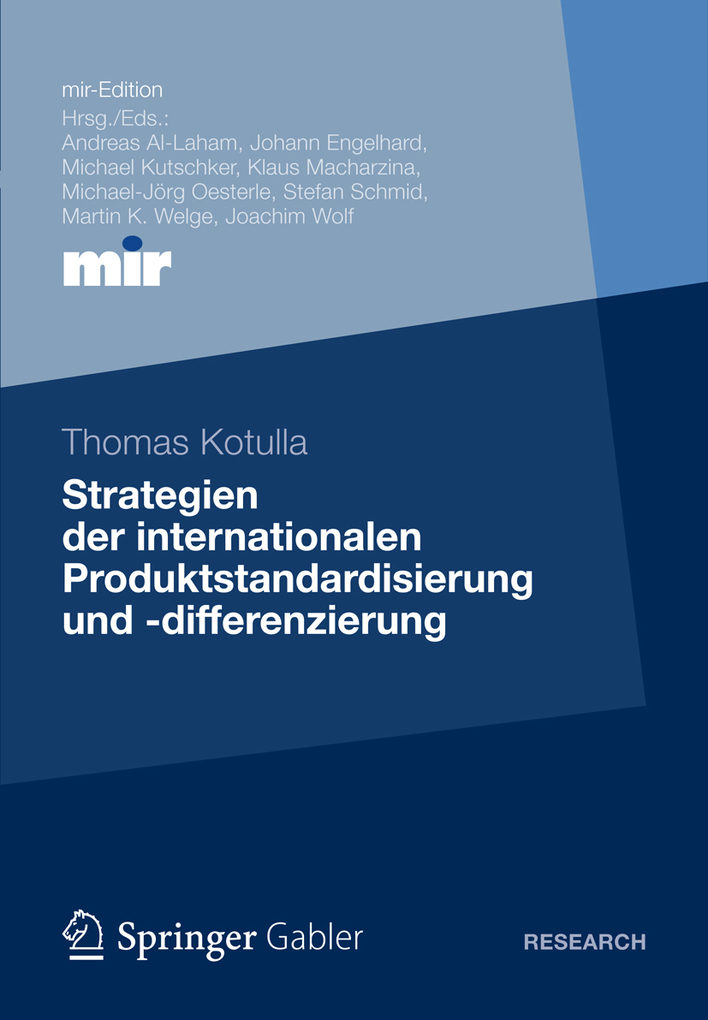 Strategien der internationalen Produktstandardisierung und -differenzierung als eBook von Thomas Kotulla, Thomas Kotulla - Gabler Verlag