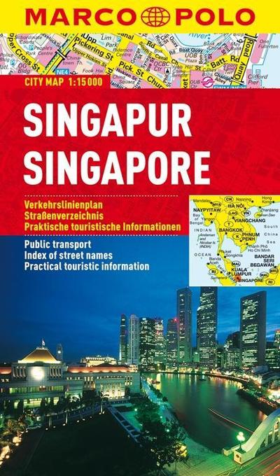 MARCO POLO Cityplan Singapur 1 : 15.000