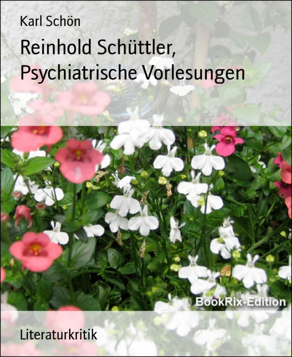 Reinhold Schüttler, Psychiatrische Vorlesungen als eBook von Karl Schön - BookRix GmbH & Co. KG