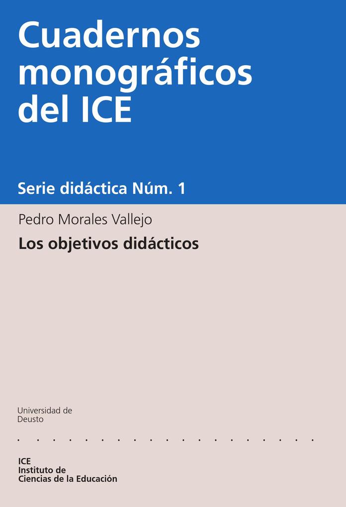 Los objetivos didácticos als eBook von Pedro Morales Vallejo - Universidad de Deusto