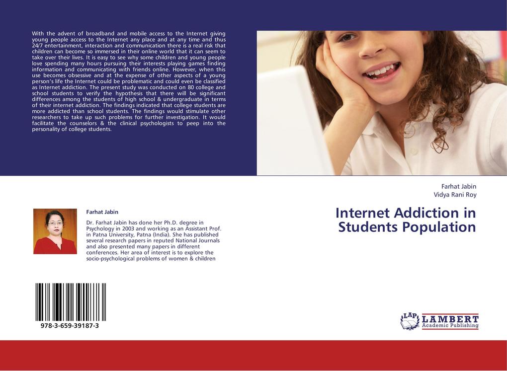 Internet Addiction in Students Population als Buch von Farhat Jabin, Vidya Rani Roy - LAP Lambert Academic Publishing