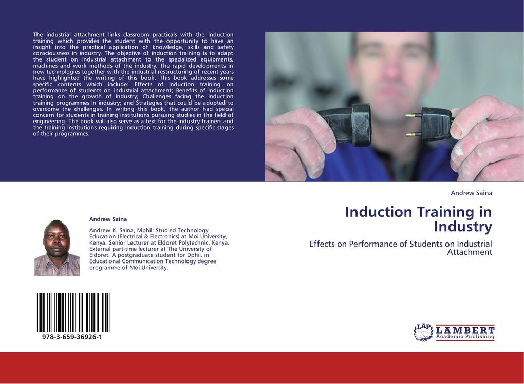 Induction Training in Industry als Buch von Andrew Saina - LAP Lambert Academic Publishing