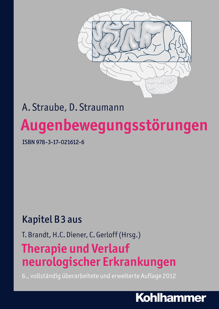 Augenbewegungsstörungen als eBook von A. Straube, D. Straumann - Kohlhammer Verlag