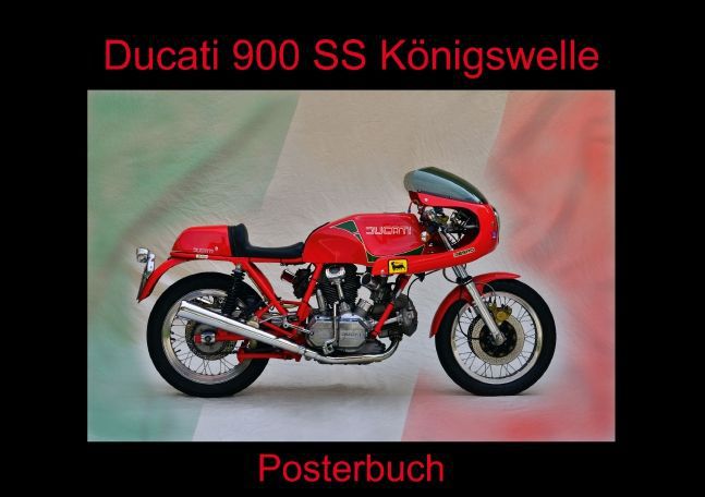 Ducati 900 SS Königswelle (Tischaufsteller DIN A5 quer) als Buch von Ingo Laue - Calvendo Verlag
