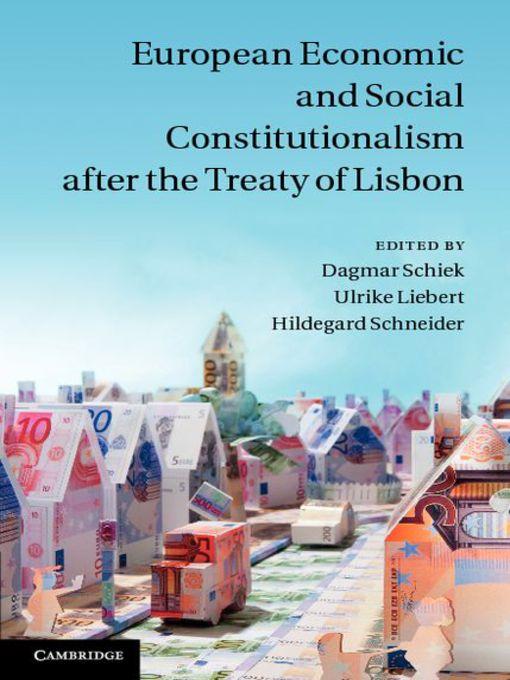 European Economic and Social Constitutionalism after the Treaty of Lisbon als eBook von - Cambridge University Press