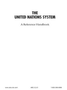 The United Nations System als eBook von Chadwick Alger - Abc-Clio