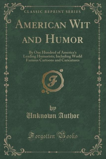 American Wit and Humor als Taschenbuch von Unknown Author - Forgotten Books