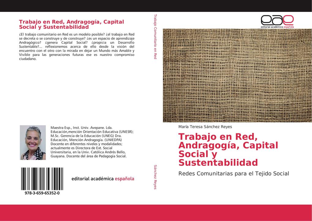 Trabajo en Red, Andragogía, Capital Social y Sustentabilidad als Buch von María Teresa Sánchez Reyes - EAE