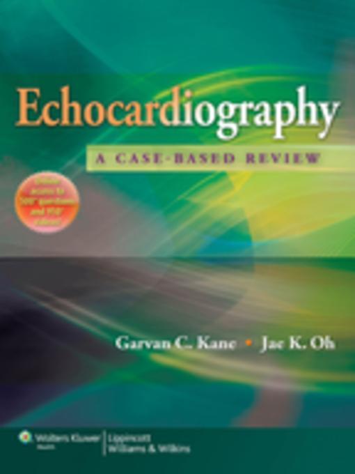 Echocardiography als eBook von Garvan C. Kane, Jae K. Oh - Wolters Kluwer Health