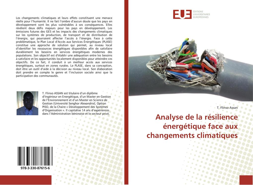 Analyse de la résilience énergétique face aux changements climatiques als Buch von T. Flinso Assan - Editions universitaires europeennes EUE