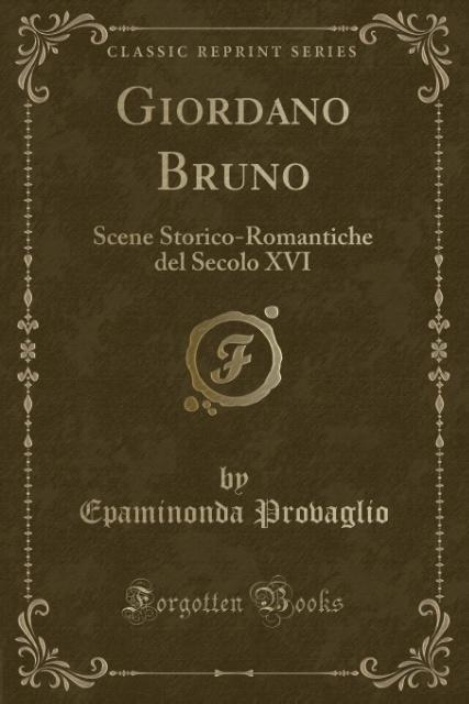 Giordano Bruno als Taschenbuch von Epaminonda Provaglio