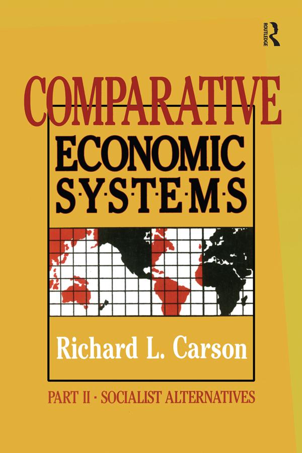 Comparative Economic Systems: v. 2 als eBook von Richard L. Carson - Taylor & Francis Ltd.