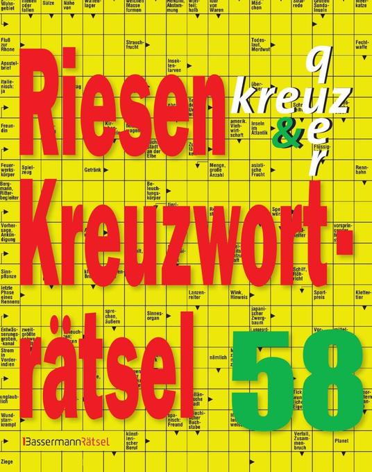 Riesen-Kreuzworträtsel 58 als Buch von Eberhard Krüger