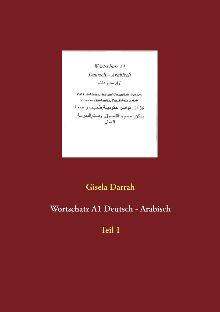 Wortschatz A1 Deutsch - Arabisch, 2. Auflage