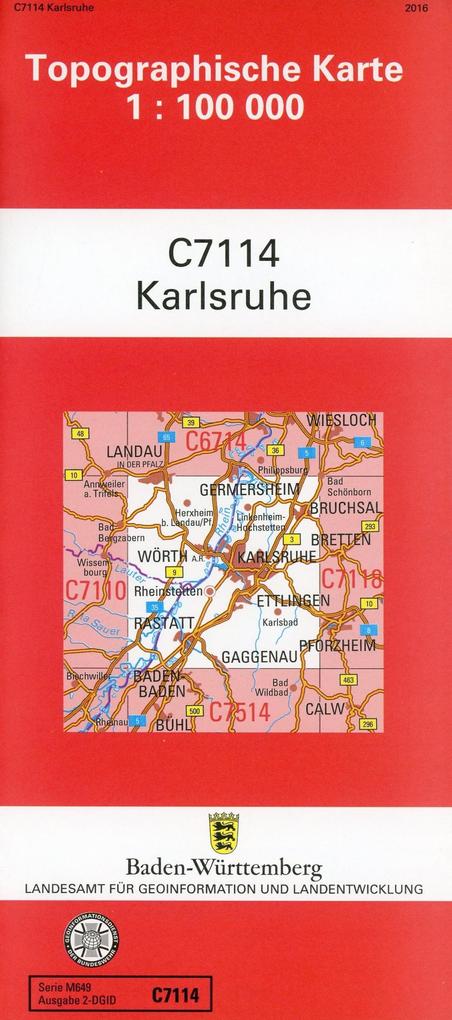 Karlsruhe 1 : 100 000