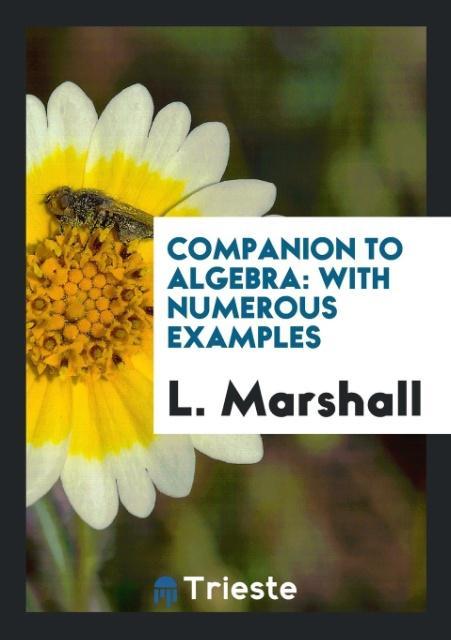 Companion to Algebra als Taschenbuch von L. Marshall - Trieste Publishing