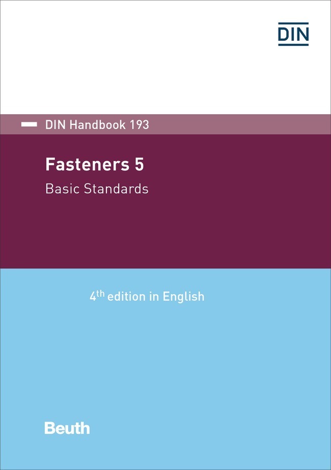 Fasteners 5: Basic standards (DIN_Handbook)