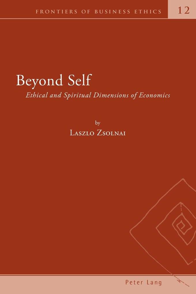 Beyond Self als eBook von Laszlo Zsolnai - Peter Lang AG, Internationaler Verlag der Wissenschaften