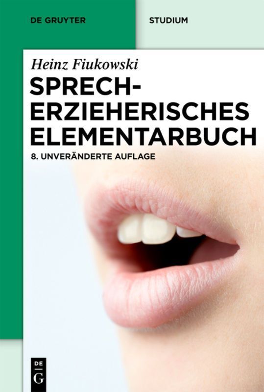 De Gruyter Sprecherzieherisches Elementarbuch, Fachbücher Von Heinz Fiukowski - Bild 3