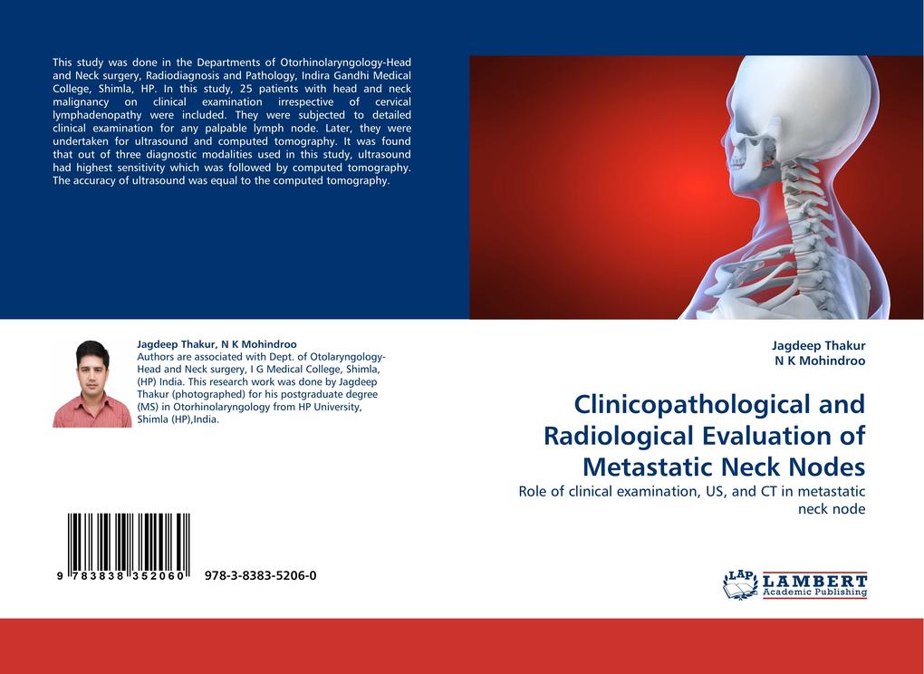 Clinicopathological and Radiological Evaluation of Metastatic Neck Nodes als Buch von Jagdeep Thakur, N K - LAP Lambert Acad. Publ.